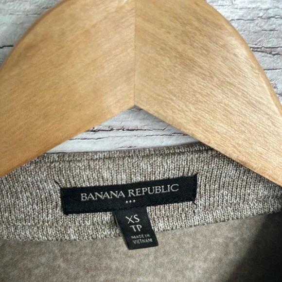 Banana republic sweater jacket size xs tan brown - Picture 8 of 9